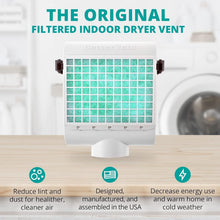 Load image into Gallery viewer, Wall-Mounted Indoor Dryer Vent with Double Filter System for Electric Dryers
