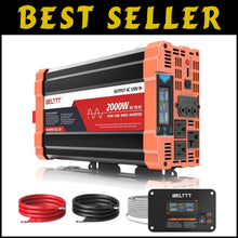 Load image into Gallery viewer, Efficient 2000W DC to AC Inverter for Off-Grid Living &amp; Outdoor Adventures