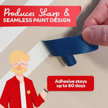 Load image into Gallery viewer, Bulk Blue Painters Tape - 3-Inch x 60-Yards, 12 Rolls for Sharp, Mess-Free Lines