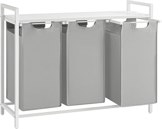 Elegant Versatile Laundry Hamper with Pull-Out Liners - Modern 36.4" Design