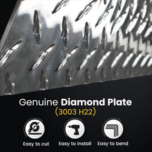 Load image into Gallery viewer, Premium Heavy-Duty Diamond Plate Aluminum Sheet - 24in x 48in, Anti-Slip Finish