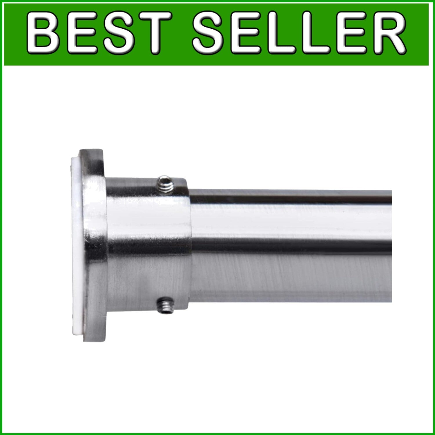 Durable Heavy-Duty Tension Rod - Fits 80-120 Inches for Curtains & Room Dividers