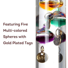 Load image into Gallery viewer, Indoor Weather Station with Galileo Thermometer, Storm Glass &amp; Precision Clock