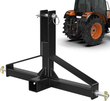 Load image into Gallery viewer, Lightweight 2-Inch Receiver for 3 Point Hitch - Easy Install Tractor Connector