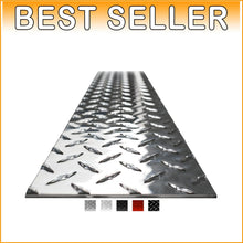 Load image into Gallery viewer, Premium Heavy-Duty Diamond Plate Aluminum Sheet - 24in x 48in, Anti-Slip Finish