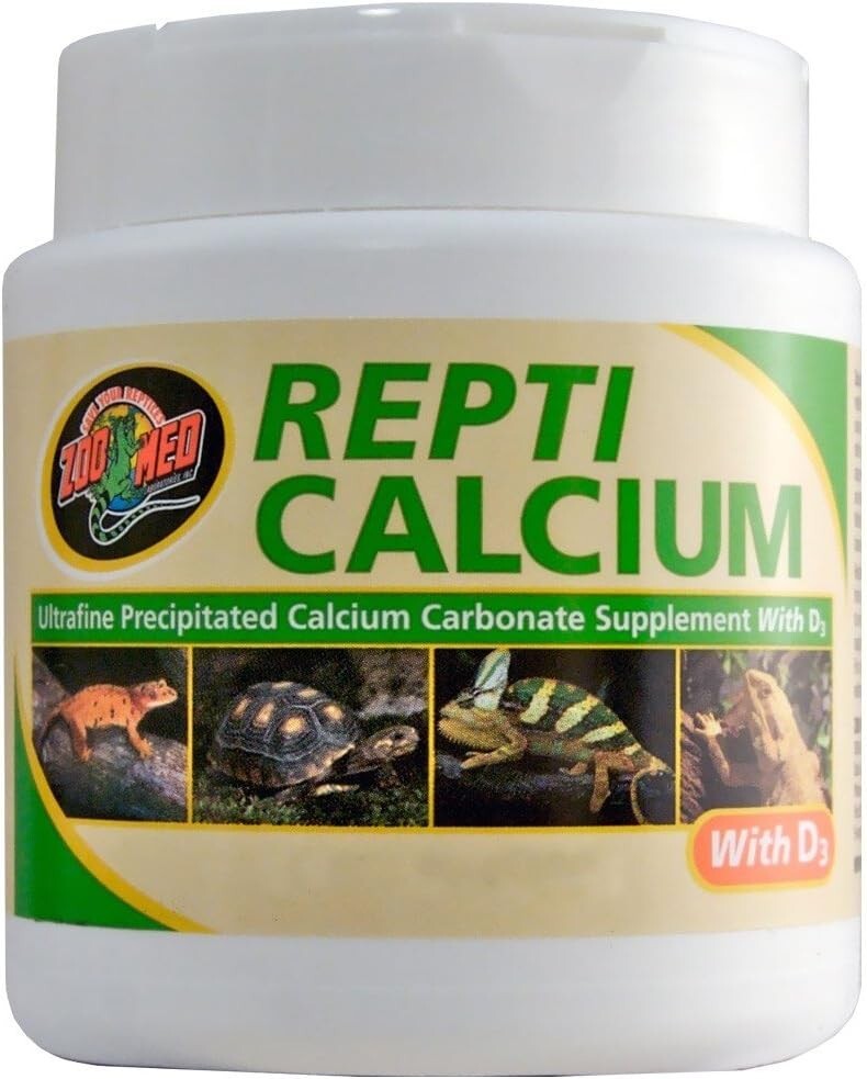 Ultra-Fine 48 oz Calcium Supplement with D3 for Healthy Reptiles and Amphibians