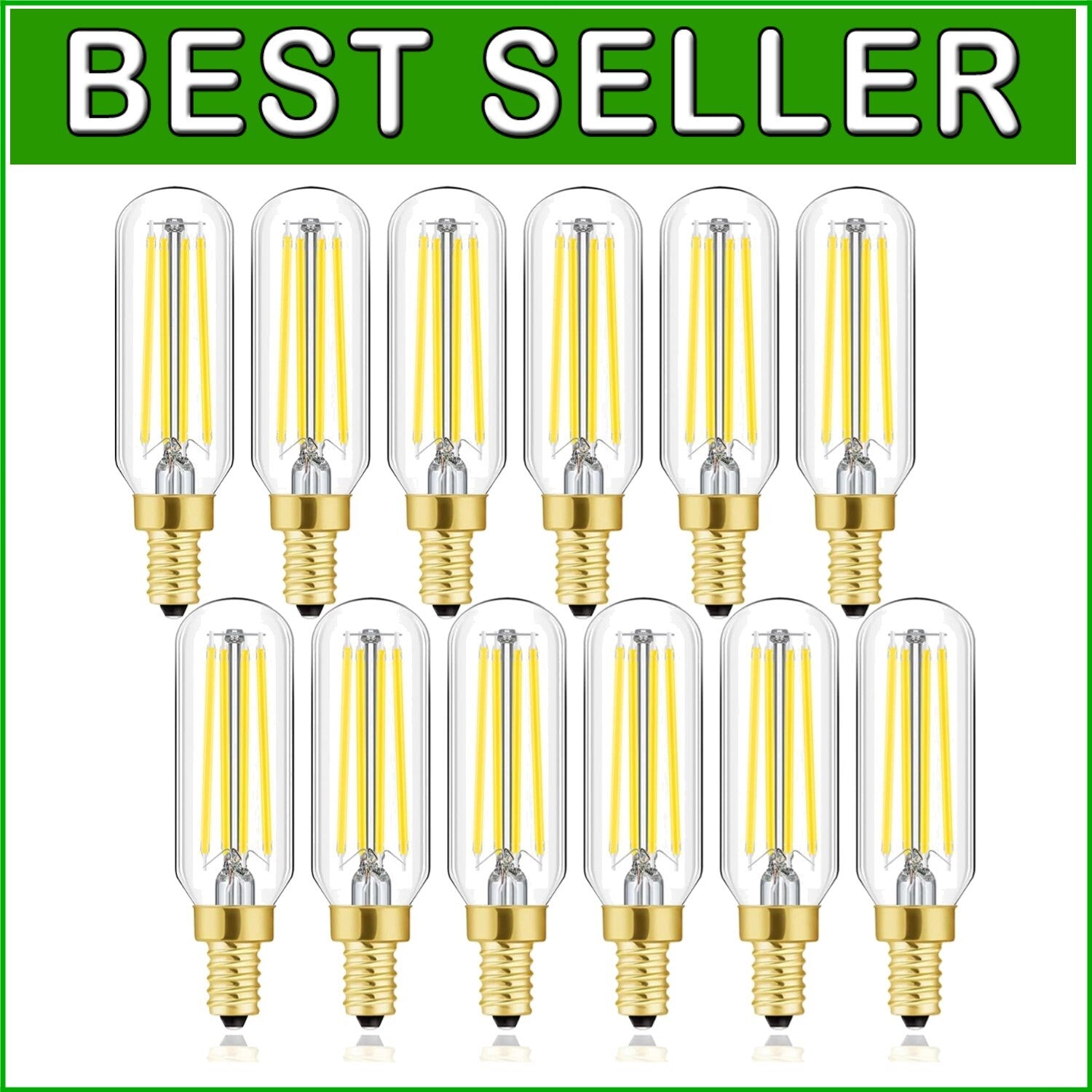 Dimmable E12 8W LED Bulb - 100W Incandescent Equivalent, Ideal for Chandeliers