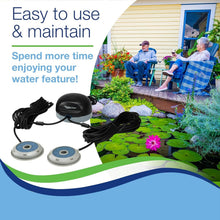 Load image into Gallery viewer, Versatile Pond Aeration System - 2-Outlets, Easy Maintenance for Water Gardens