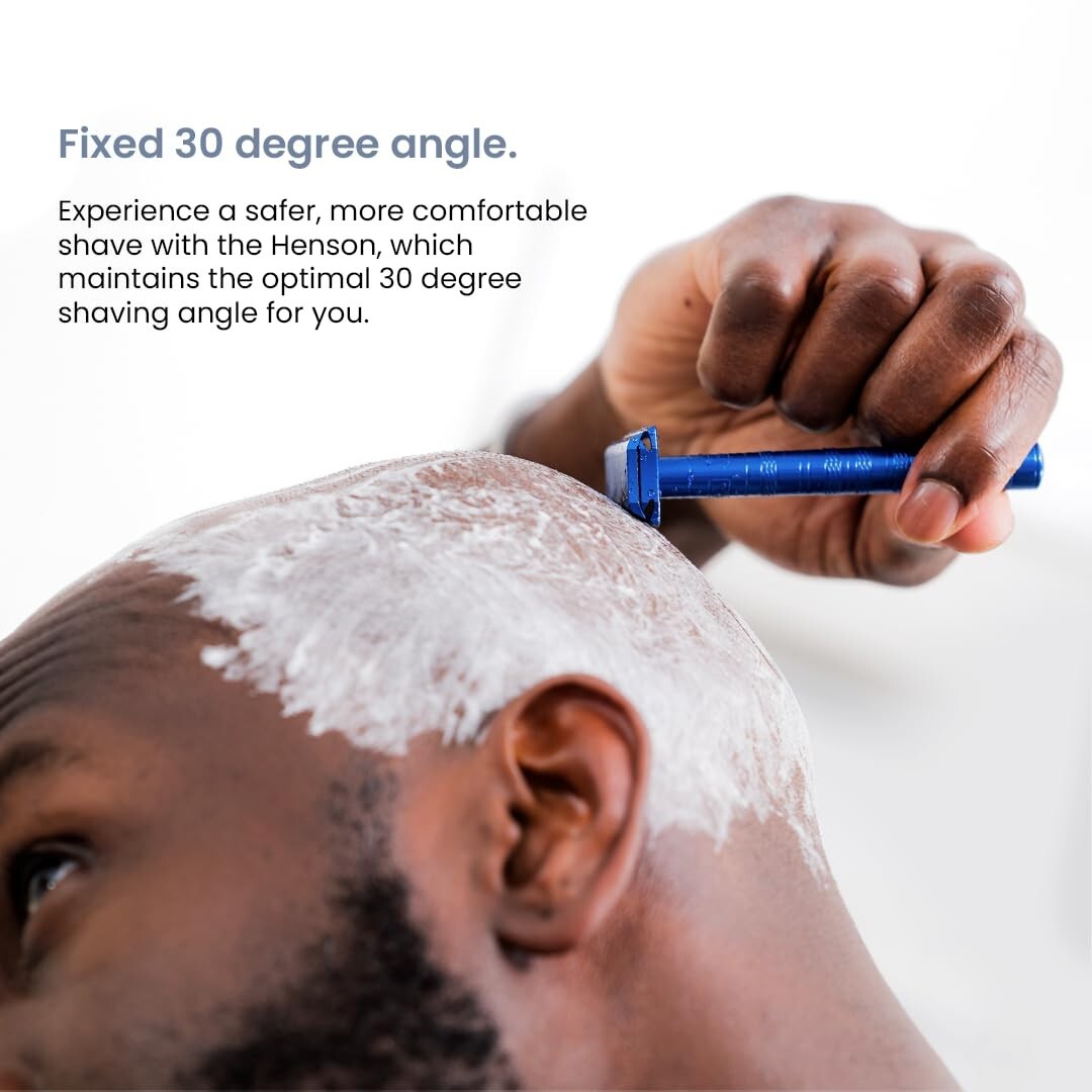 Henson Razor - Durable Safety Shaving Tool with Ergonomic Grip & Mild Aggression