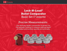 Load image into Gallery viewer, Reloading Essentials: Lock-N-Load Bullet Comparator with Interchangeable Inserts