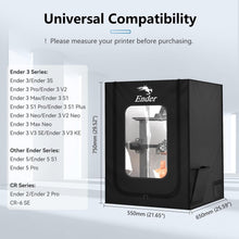 Load image into Gallery viewer, All-Weather 3D Printer Protective Tent with Fan Interface &amp; Visibility Window
