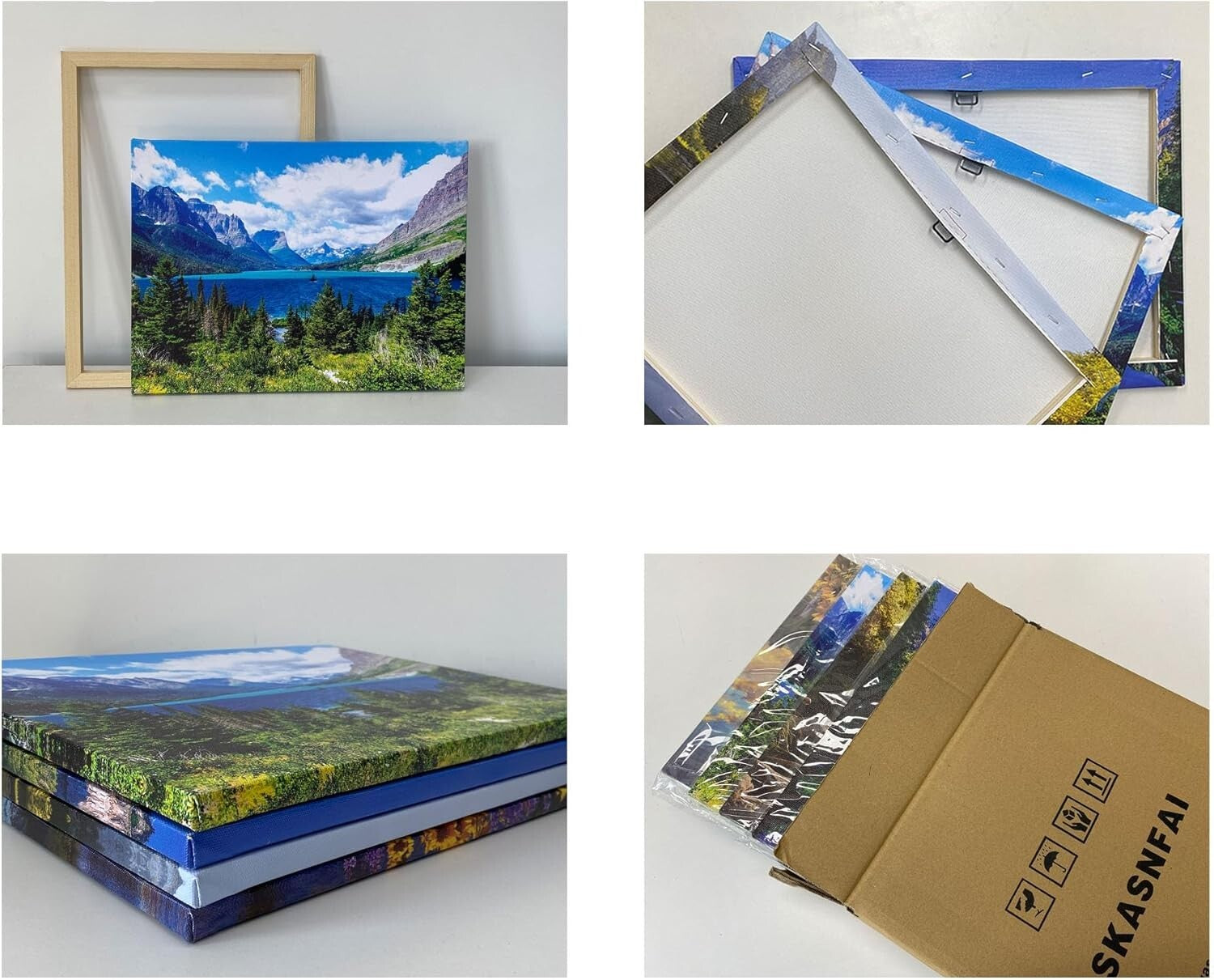 Breathtaking Oxbow Bend National Park Art - 16x24 Framed Canvas for Your Home