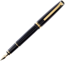 Load image into Gallery viewer, Namiki Falcon Fountain Pen - Elegant Black Barrel with Gold Accents, Medium Nib