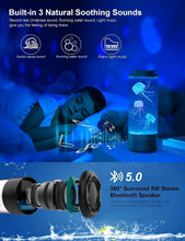Load image into Gallery viewer, Elegant Jellyfish Night Light with Bluetooth Speaker - 4 Modes &amp; Soothing Sounds