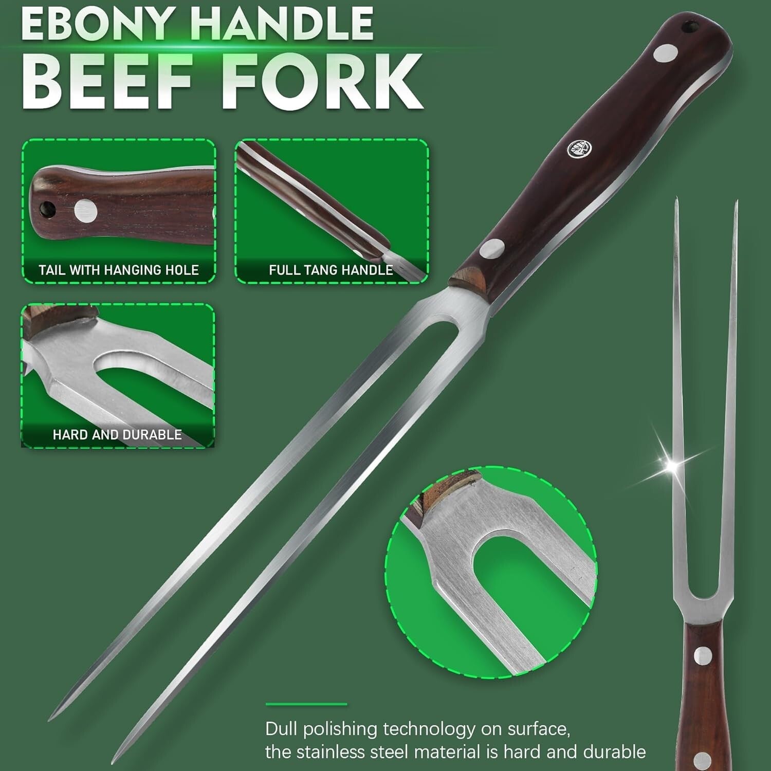 Ultimate 17-Piece Butcher Knife Set - Carbon Steel & Essential Tools Included