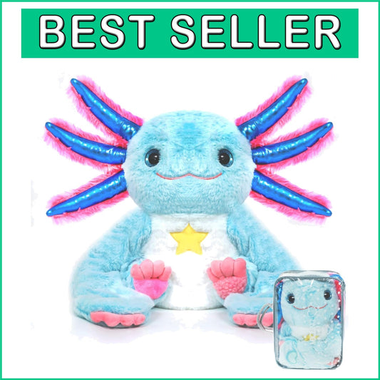 4.5 lbs Weighted Stuffed Animal - Blue Plush for Sensory Needs & Anxiety Relief