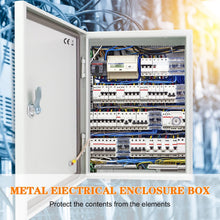 Load image into Gallery viewer, Alloy Steel Weatherproof Junction Box - 20'' x 16'' x 8'' for Indoor/Outdoor Use