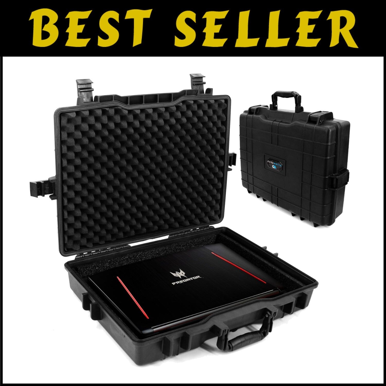 Premium Hard Shell Laptop Case for 17.3 inch Gaming Laptops - Travel Ready