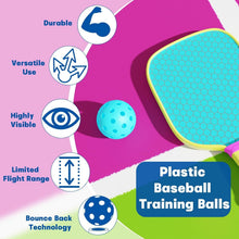 Load image into Gallery viewer, Durable 36 Pack Lightweight Baseball Practice Balls for Safe Indoor Training