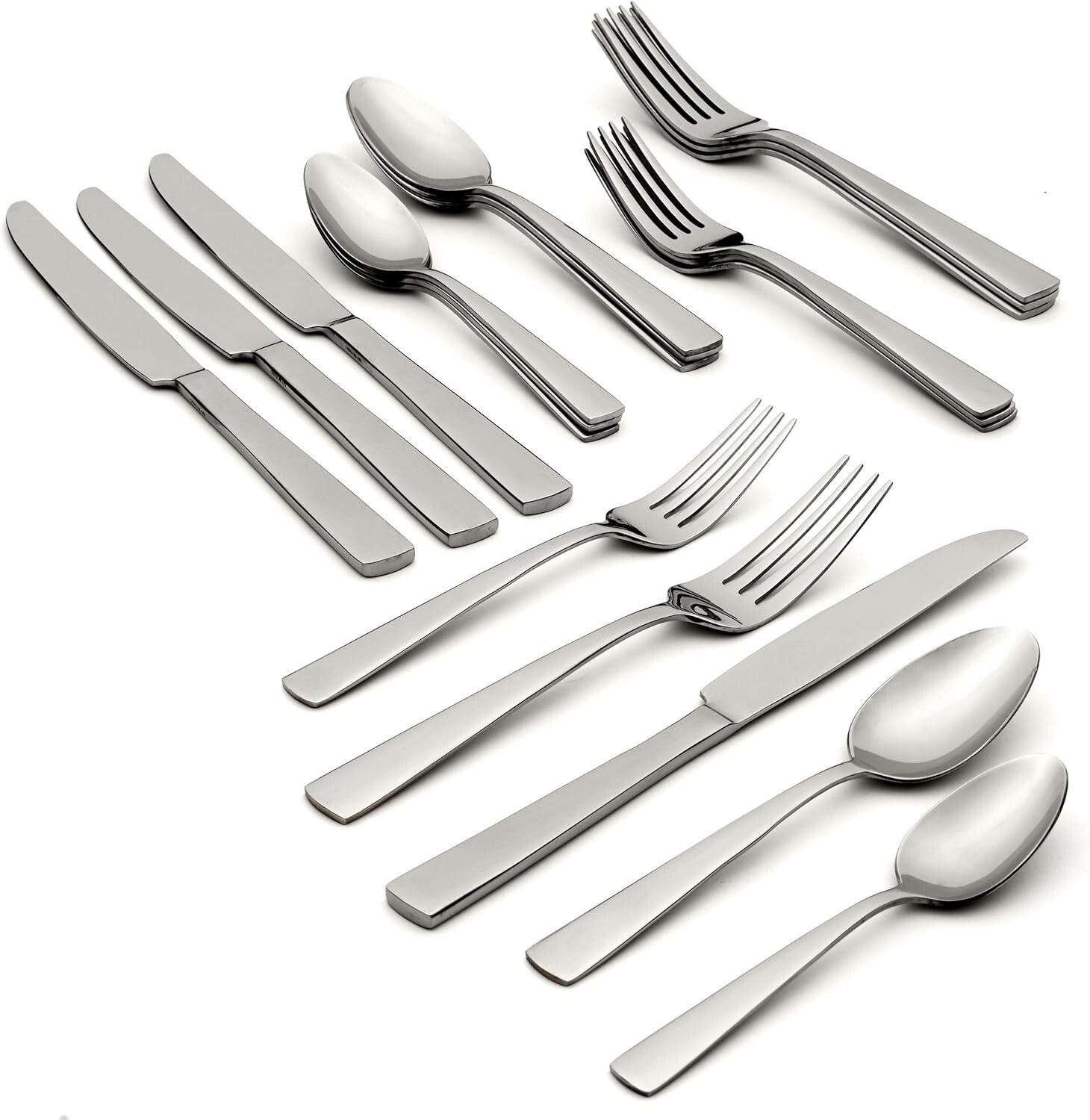 20-Piece Stainless Steel Nocha Flatware Set for 4 - Elegant Dining Silverware