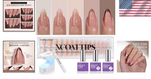 Load image into Gallery viewer, Long-Lasting XCOATTIPS French Press-On Nails - Healthy Gel Tips &amp; Nail Lamp Kit