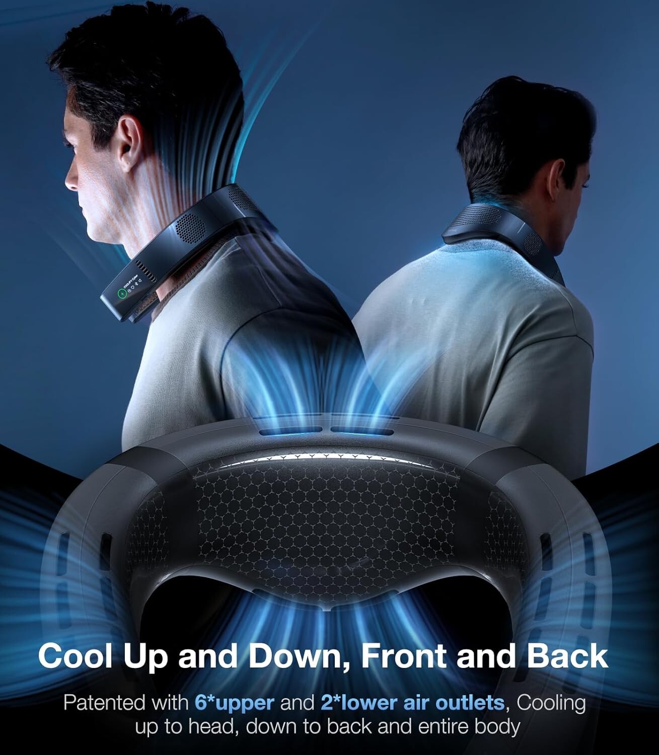 Personalized Wearable Air Conditioner with Fast Charging - Ultimate Comfort Gift