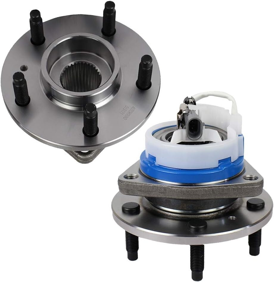 Durable Wheel Hub Bearing Assembly Compatible with Impala & DeVille - Set of 2