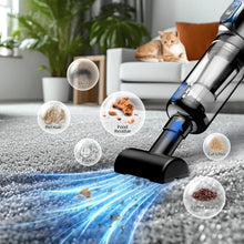 Load image into Gallery viewer, Quiet &amp; Efficient Cordless Car Vacuum, 7800mAh Battery – Pet Hair Solution
