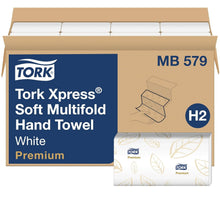 Load image into Gallery viewer, Premium Biodegradable Multifold Paper Towels - 2160 Count with Blue Leaf Print