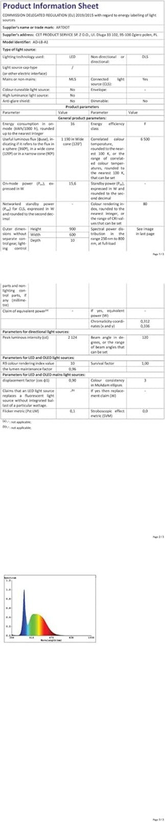 A1 Large Adjustable Brightness LED Light Pad for Diamond Painting & Drawing