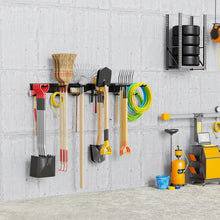 Load image into Gallery viewer, Space-Saving 48-Inch Garden Tool Rack with Heavy Duty Hooks - Durable Design