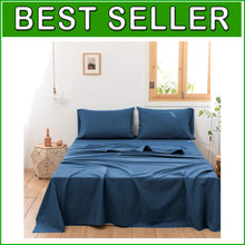 Load image into Gallery viewer, Soft Breathable King Size Linen &amp; Cotton Sheet Set - Elegant Home Essentials