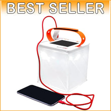 Load image into Gallery viewer, Compact Solar Lantern &amp; Phone Charger - Ultimate 2-in-1 Waterproof Travel Light