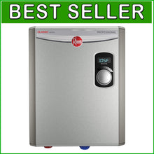 Load image into Gallery viewer, Compact 18kW Tankless Electric Water Heater with Self-Modulation and LED Control