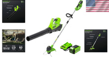 Load image into Gallery viewer, Versatile 40V Trimmer &amp; Leaf Blower Combo Kit - Lightweight &amp; Maintenance-Free
