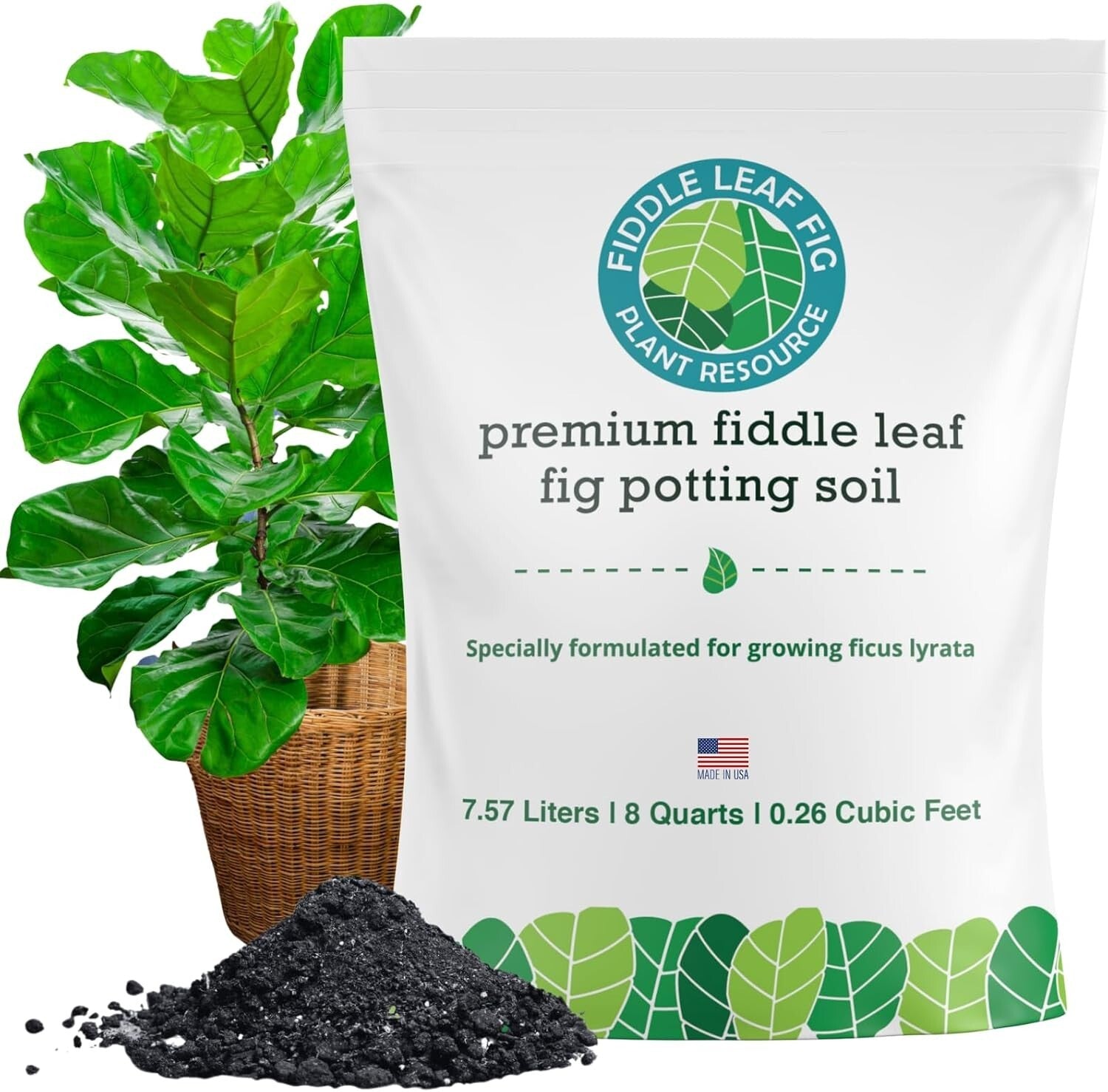 Sustainably Sourced Fiddle Leaf Fig Soil - Nutrient-Rich & Pre-Mixed Solution