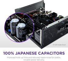 Load image into Gallery viewer, C1000 Gold ATX 3.1 - 1000W Power Supply with Japanese Capacitors &amp; Zero Noise