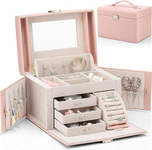 Load image into Gallery viewer, Gorgeous Velvet Lined Jewelry Holder with Mirror - Perfect Gift for Women