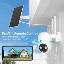 Load image into Gallery viewer, 2-Pack Solar Powered 4MP Cameras with Night Vision &amp; Cloud Storage Options