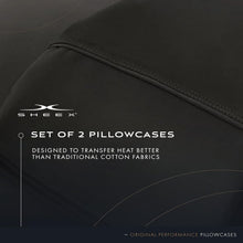 Load image into Gallery viewer, Silky Standard Cooling Pillow Covers - 2 Pack for Enhanced Sleep Comfort
