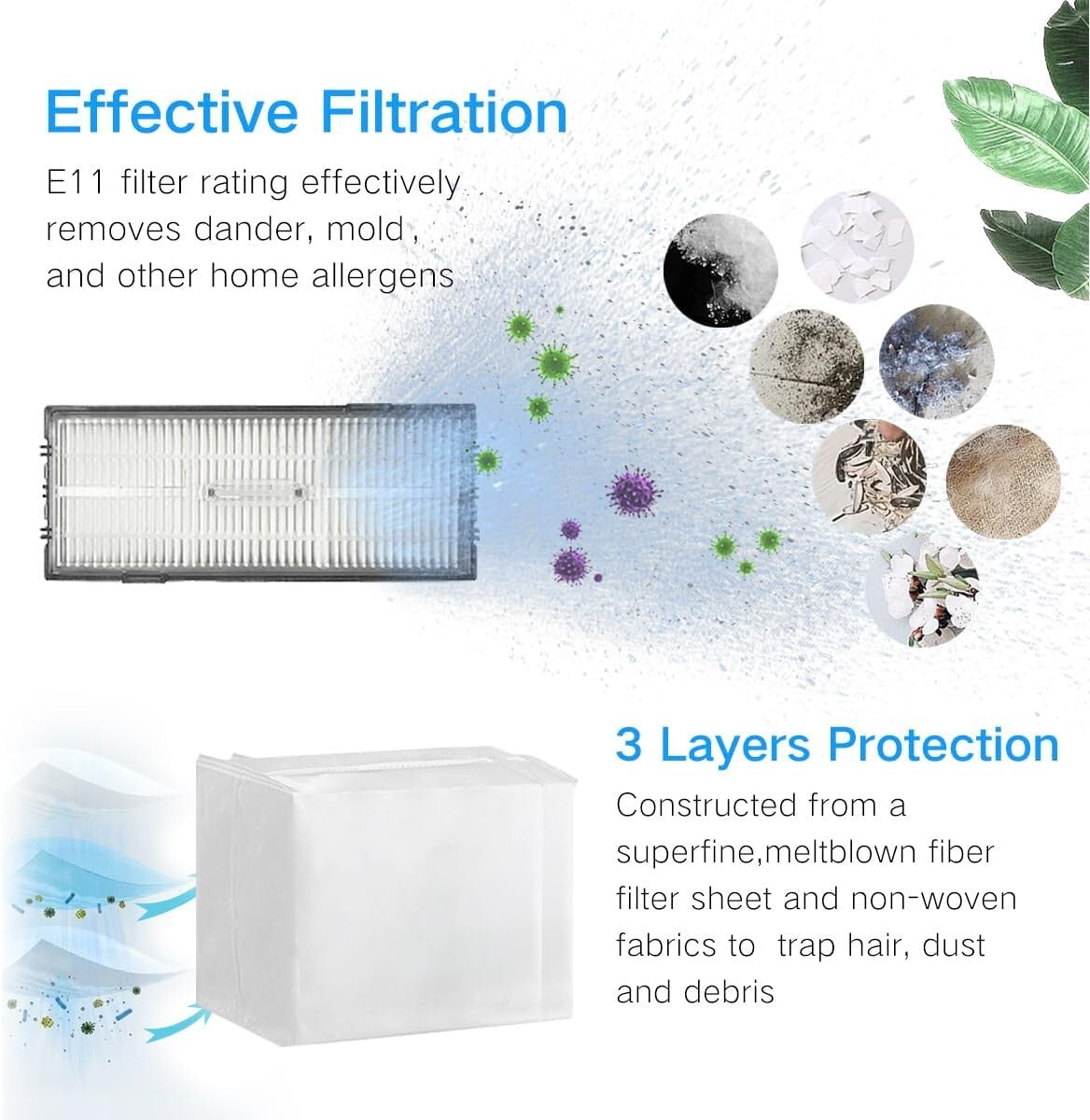 16-Piece Accessories Kit for Xiaomi Roborock S7 MaxV Ultra Vacuum Cleaner