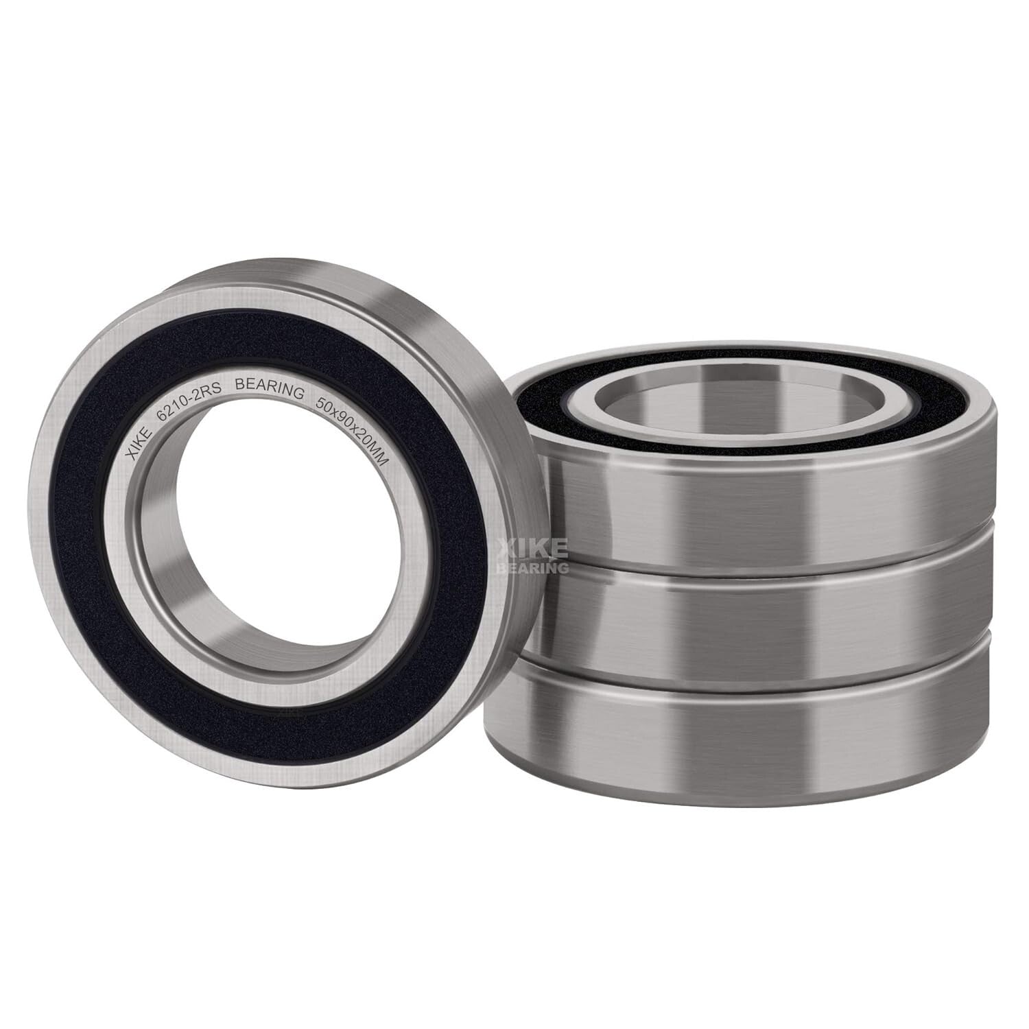 Cost-Effective 4 Pack Double Sealed Ball Bearings 50x90x20mm for Versatile Usage