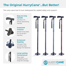 Load image into Gallery viewer, Lightweight Foldable Walking Cane, 37.5 Inches, Supports 350 lbs - Ideal for All