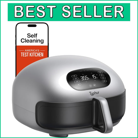 Dome 2 Smart Digital Air Fryer - 5.6 Quart, Self-Cleaning with Ceramic Coating