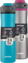 Load image into Gallery viewer, Stylish Juniper &amp; Dragonfruit Water Bottle Set - Keeps Drinks Cold for 24 Hours