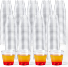 Load image into Gallery viewer, Clear Disposable Shot Glasses 1 oz - Perfect for Wine and Whiskey Tasting