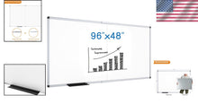 Load image into Gallery viewer, Elegant Magnetic Dry Erase Board 96" x 48" - Ideal for Presentation &amp; Learning