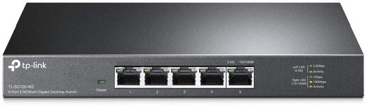 5-Port Multi-Gigabit Unmanaged Network Switch - 2.5G Bandwidth, Fanless Design