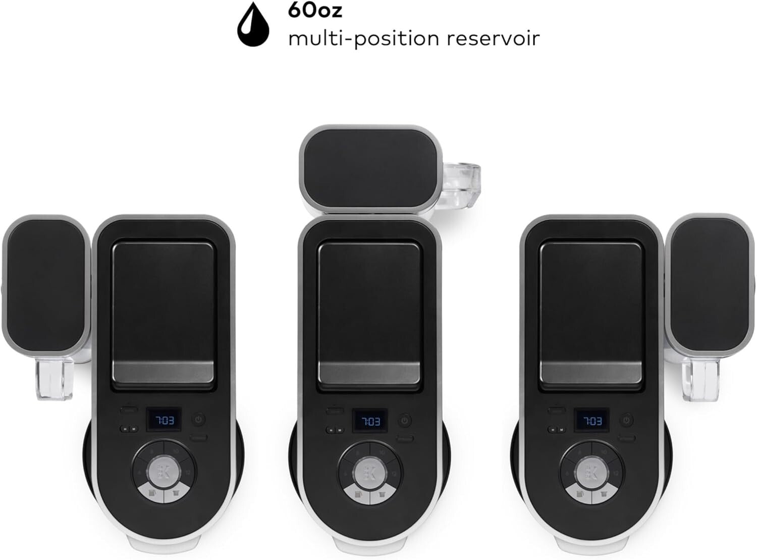 Versatile Drip Coffee Maker with Strong Brew & 12-Cup Thermal Carafe, Black