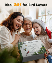 Load image into Gallery viewer, Solar-Powered Bird Feeder with 1080P Camera &amp; 32G Memory Card - Orange Elegance